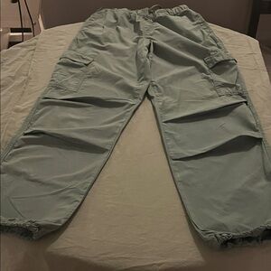 Zara Girls Sage Cargo Pants